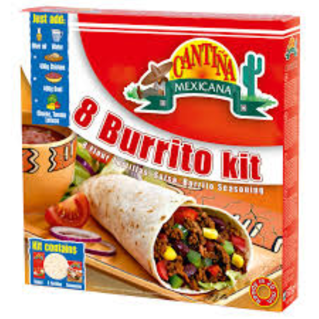 CANTINA MEX 8 BURRITO KIT 500G